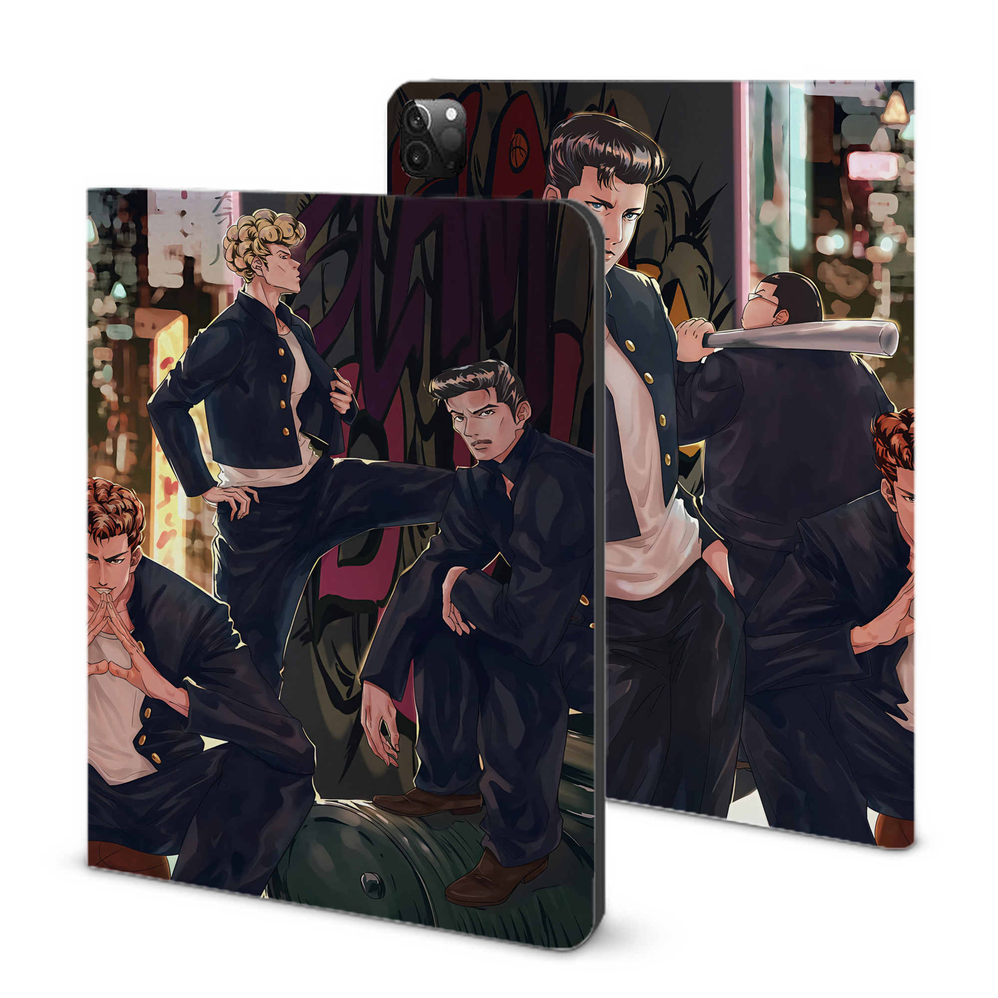 （画像用） SLAM DUNK／スラムダンク IPadケース ペンホルダー付き ブックスタイルデザイン